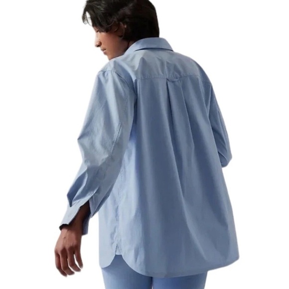 Athleta Performance Poplin Top - Picture 3 of 7
